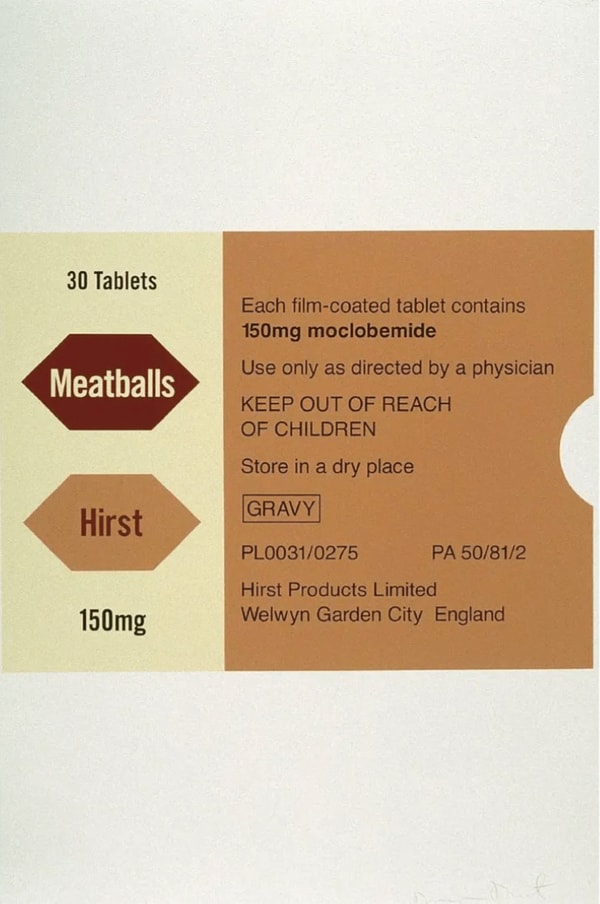 Damien Hirst - Meatballs (from The Last Supper), 1999