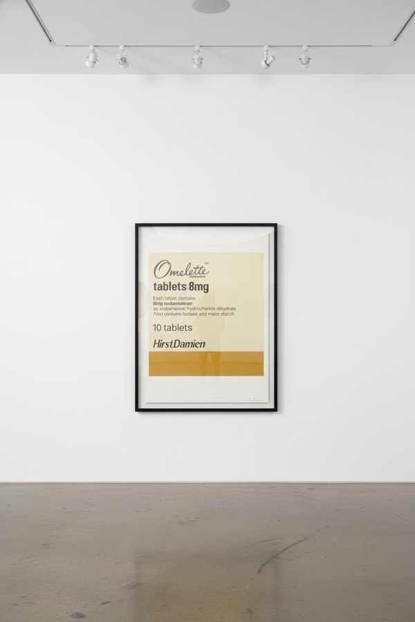 Damien Hirst - Omelette (from The Last Supper), 1999, Screen print
Signed