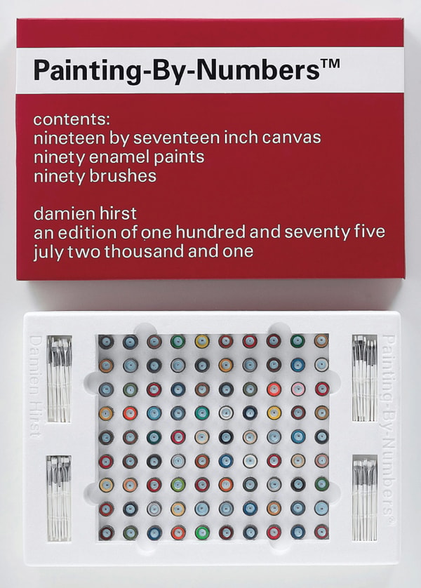 Damien Hirst - Painting by Numbers (red), 2001