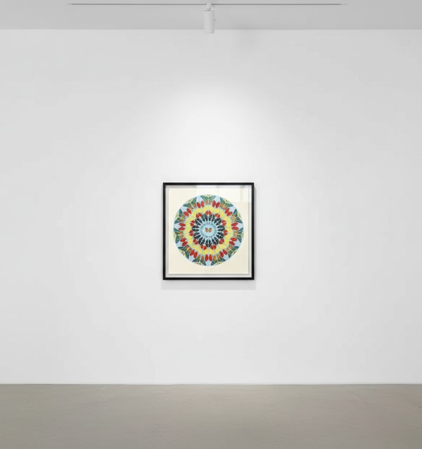 Damien Hirst - Psalm: Dixit Insipiens, 2009, Silkscreen with diamond dust