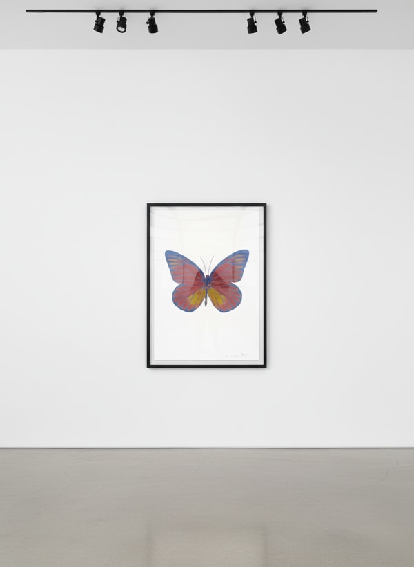 Damien Hirst - Souls I (Loganberry Pink/ Oriental Gold/ Cornflower Blue), 2010