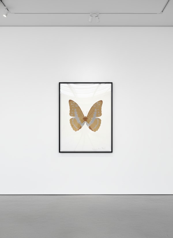 Damien Hirst - Souls III (Hazy Gold / Silver Gloss / Rustic Copper), 2010, Color foil block print