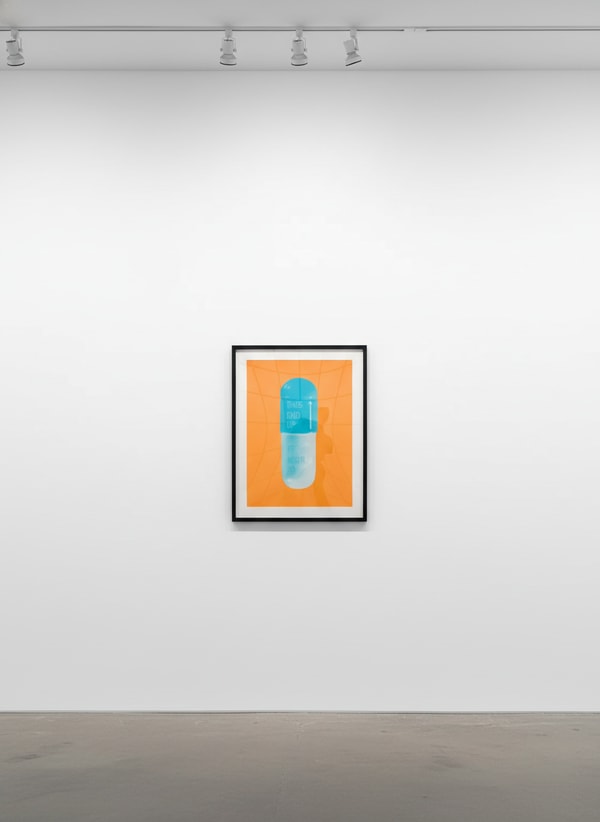 Damien Hirst - The Cure (Atomic Tangerine/Cornflower Blue/Ice Blue), 2014