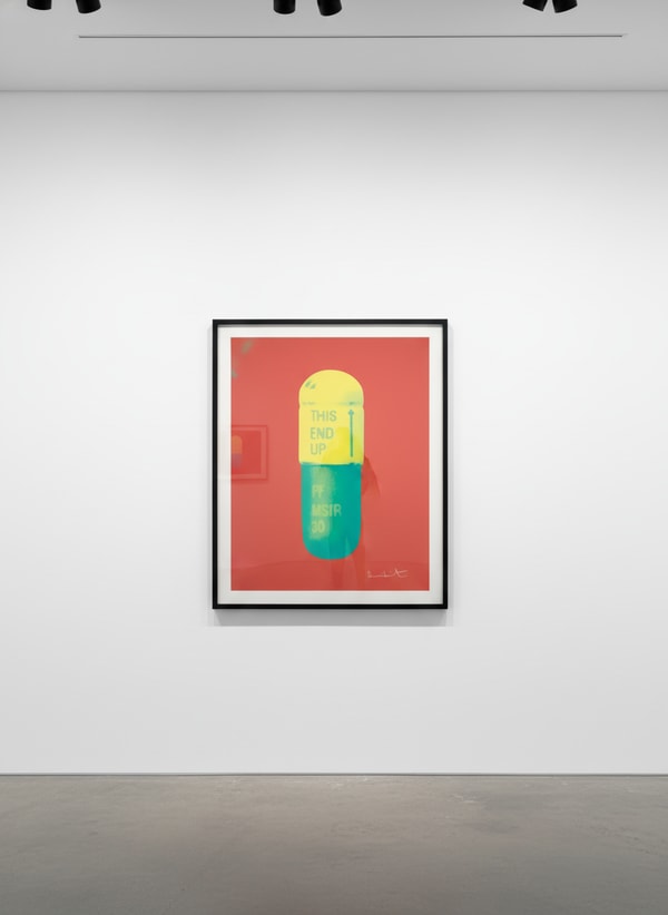 Damien Hirst - The Cure (Coral/Lemon Yellow/Turquoise), 2014