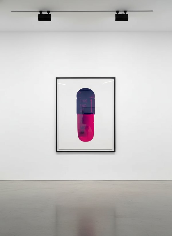 Damien Hirst - The Cure (Ice Pink/ Mauve/ Raspberry), 2014, Silkscreen