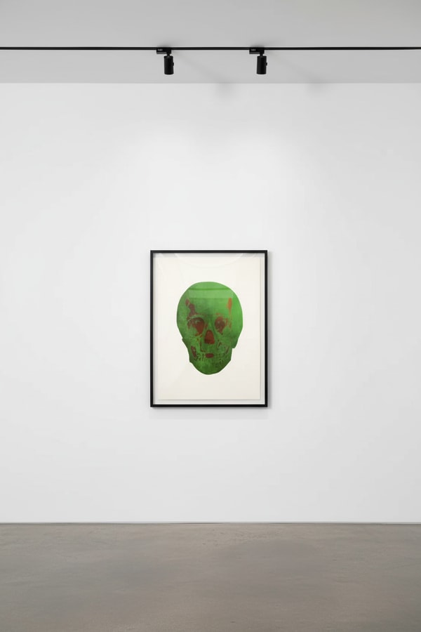 Damien Hirst - The Dead Lime Green/Island Copper Skull, 2009
