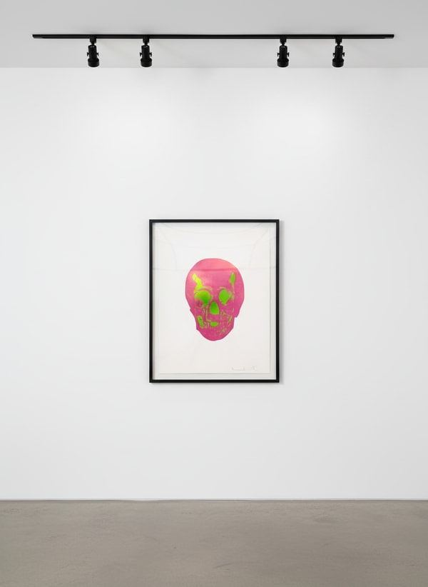 Damien Hirst - The Dead - Lime Green/Loganbery Pink, 2009