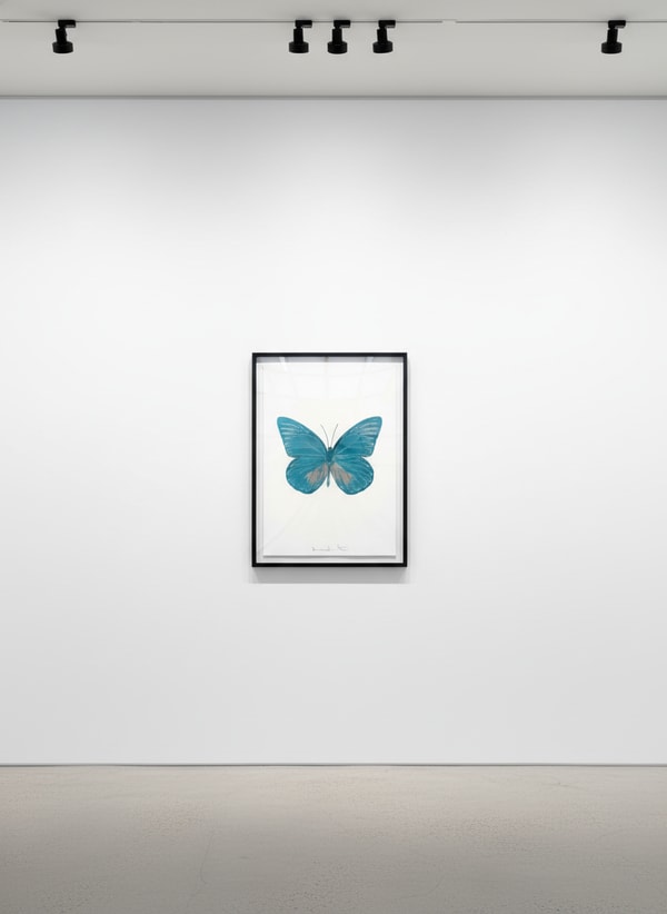 Damien Hirst - The Souls I (Topaz - silver gloss), 2010, Foil block print