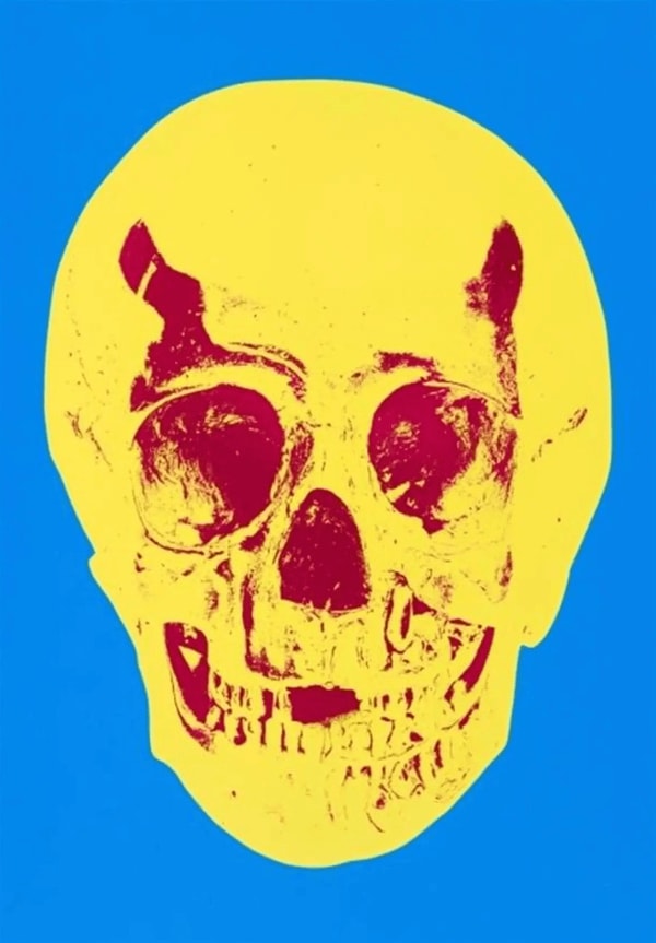 Damien Hirst - Till Death Do Us Part (blue/yellow, 2012