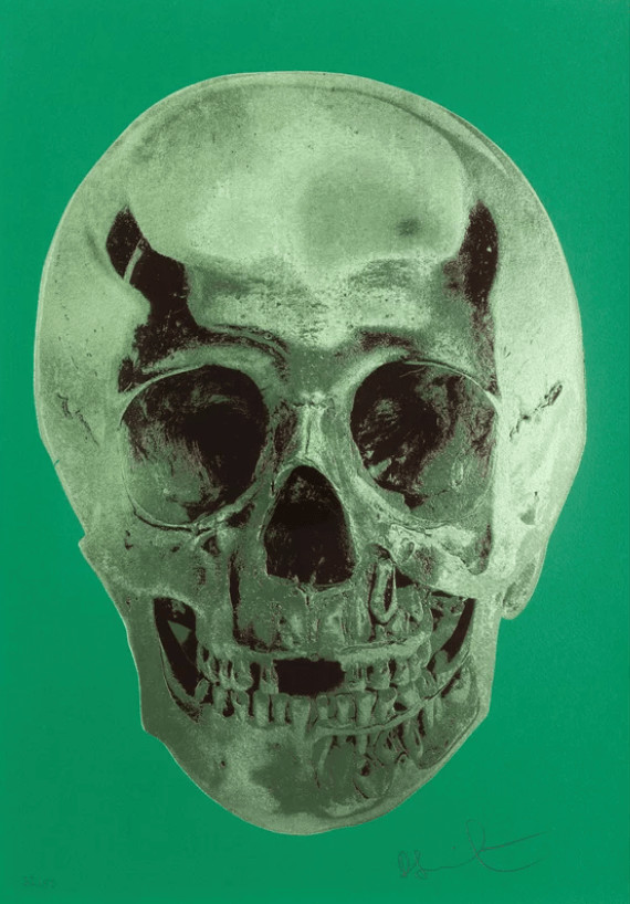 Damien Hirst - Till Death Do Us Part (green/emerald), 2012