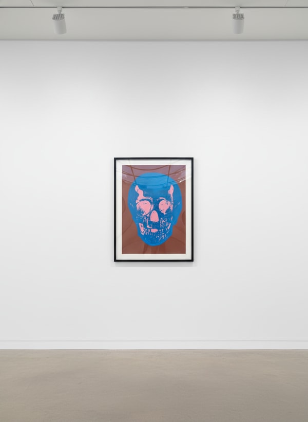 Damien Hirst - Till Death Do Us Part (Milk chocolate brown/ true blue/ bubblegum pink), 2012, Silkscreen