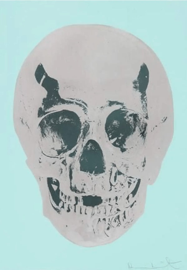 Damien Hirst - Till Death Do Us Part (peppermint green/silver), 2012
