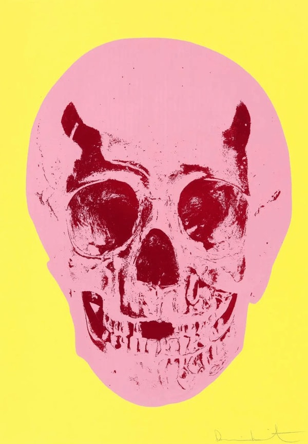 Damien Hirst - Till Death Do Us Part (pink/yellow), 2012