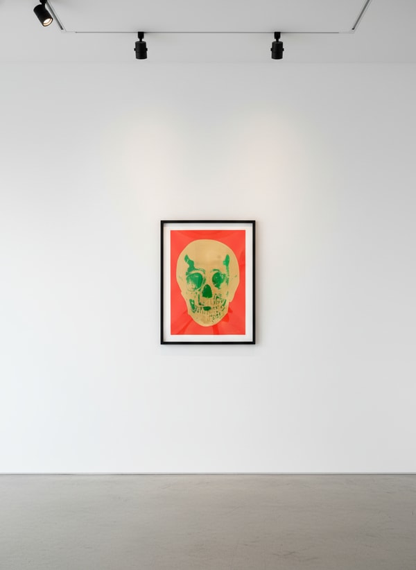 Damien Hirst - Till Death Do Us Part (Tme bright orange/ african gold/ emerald green), 2012, Silkscreen