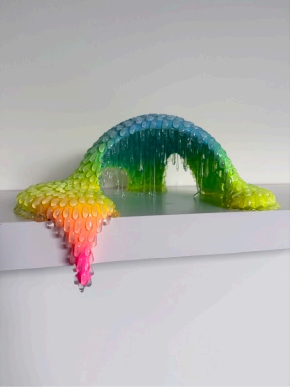 Dan Lam - Dribble, 2025, Foam, acrylic, resin, polymer