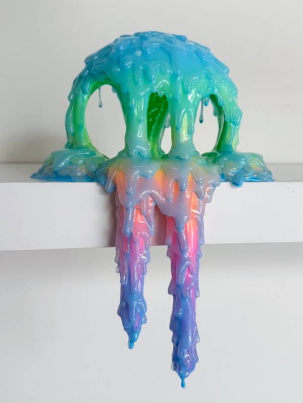 Dan Lam - Drizzle, 2025, Foam, acrylic, resin, polymer