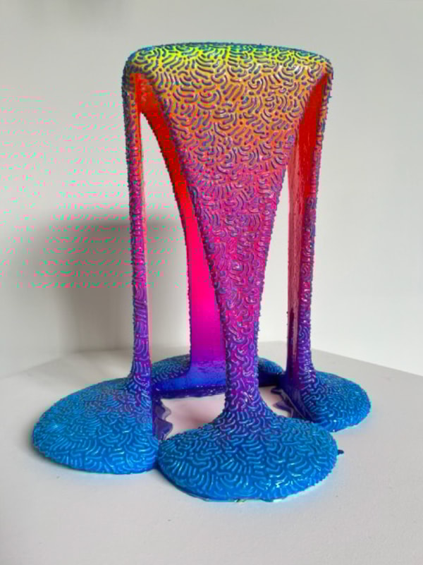 Dan Lam - Flare, 2023, Foam, acrylic, polymer, resin