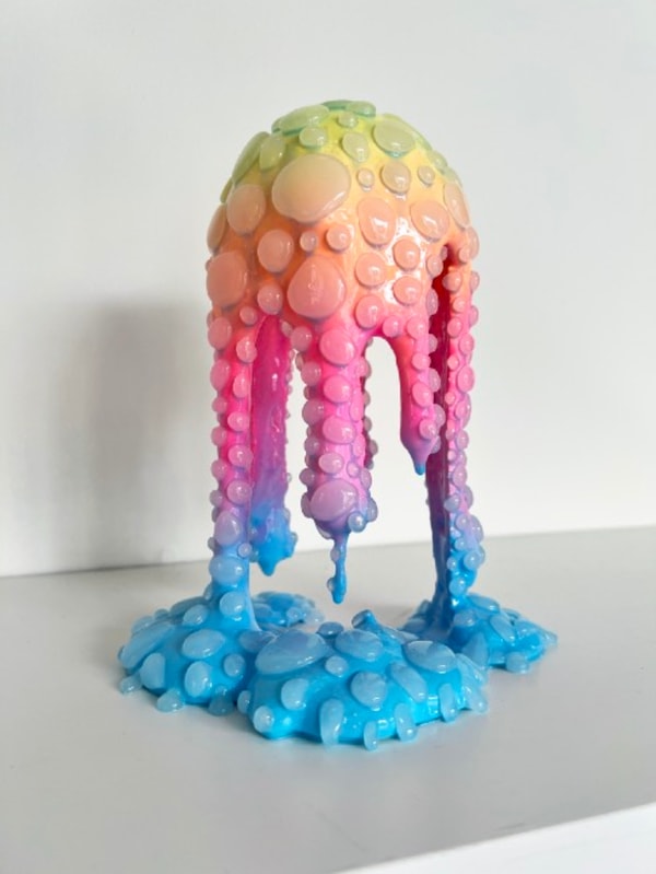 Dan Lam - Guttation, 2023, Polymer, foam, acrylic