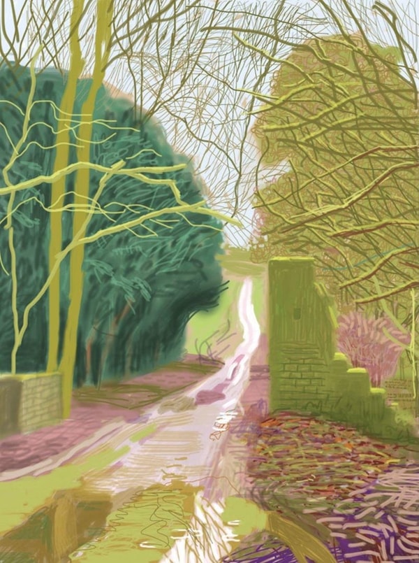 April 14th, The Arrival of Spring in… — David Hockney | Guy Hepner