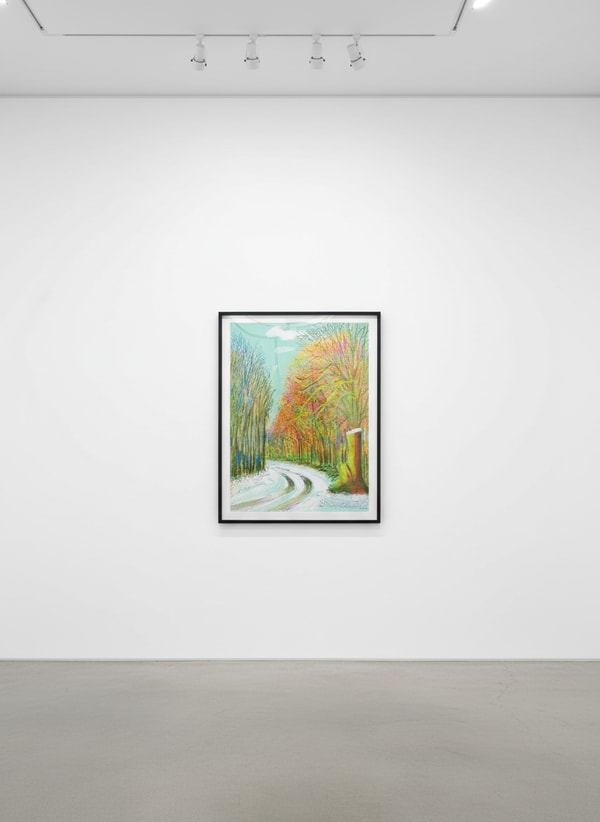 David Hockney - 8th of January, The Arrival of Spring in Woldgate, East Yorkshire, 2011, iPad Drawing printed on paper