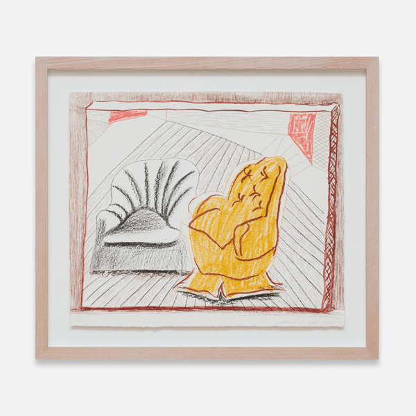 David Hockney - A Picture of Two Chairs, 1985-1986