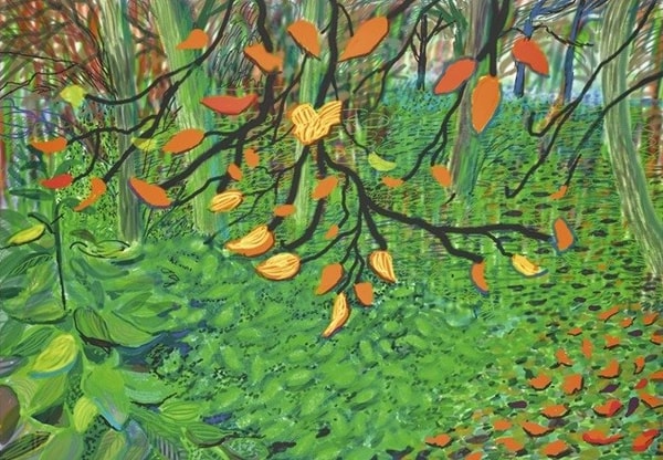 David Hockney - Autumn Leaves, 2008
