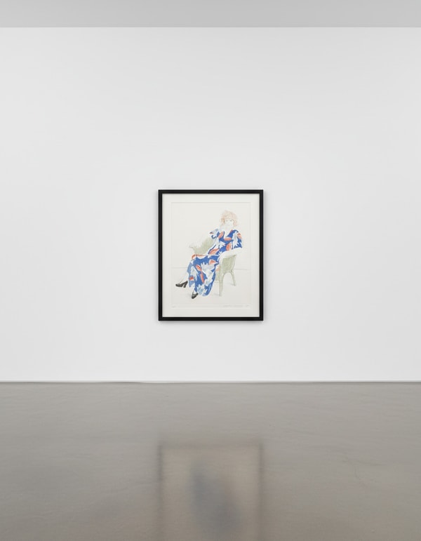 David Hockney - Celia In A Wicker Chair, 1974