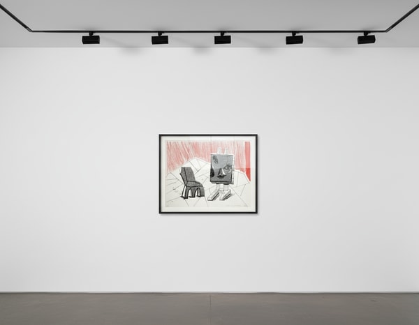 David Hockney - Celia with Chiar, 1986, Home Made Print