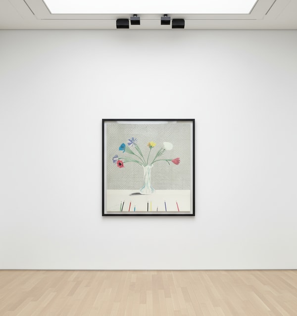 David Hockney - Coloured Flowers Made of Paper and Ink, 1991, Lithograph
Signed and numbered in pencil lower right/left.