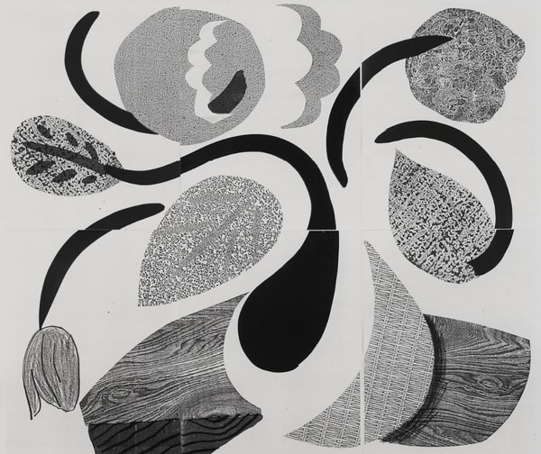 David Hockney - Dancing Flowers, 1986