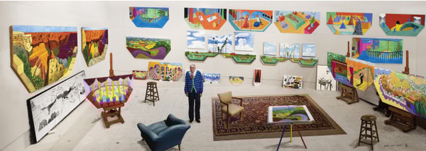 David Hockney - In The Studio, December 2017, 2017