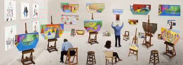David Hockney - Inside It Opens Up As Well, 2018