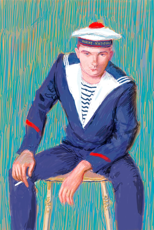 David Hockney - Matelot Kevin Druez 1, 2009