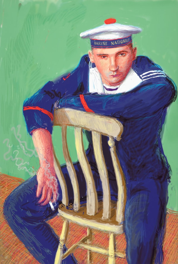 David Hockney - Matelot Kevin Druez 2, 2009