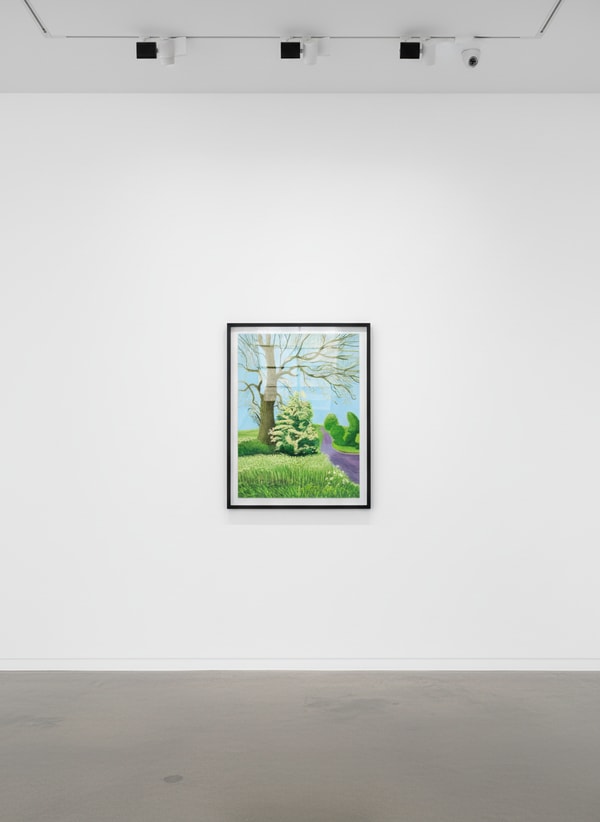 David Hockney - May 12, The Arrival of Spring in Woldgate, East Yorkshire, 2011, iPad Drawing printed on paper