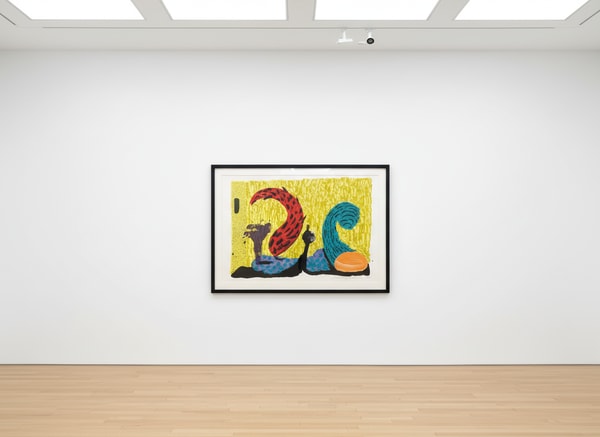 David Hockney - Pushing Up, 1993