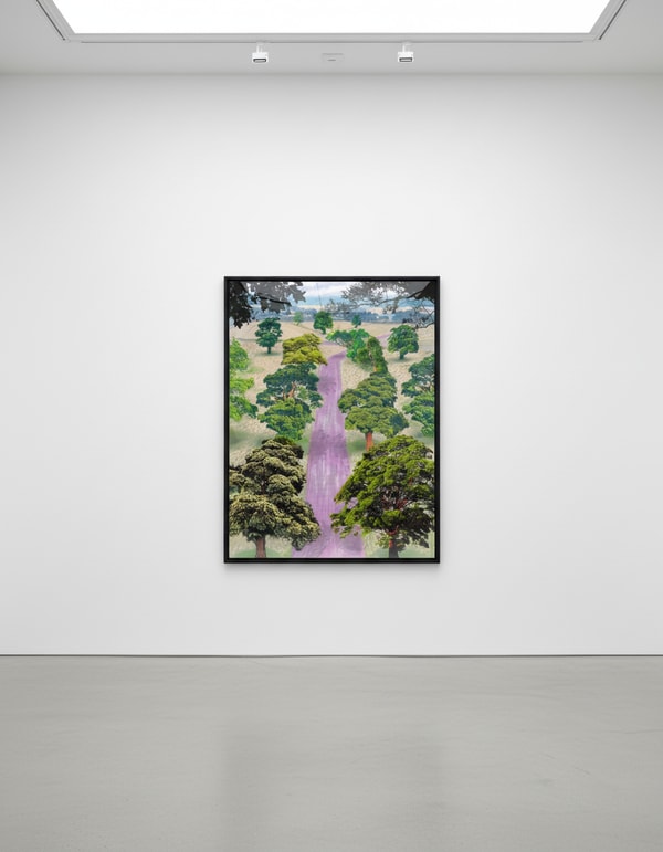 David Hockney - Summer Road Near Kilham, 2008