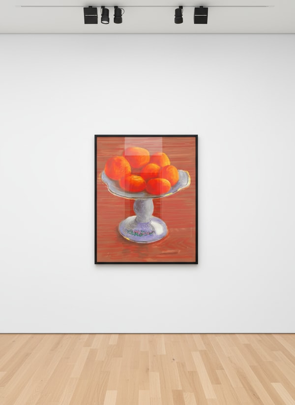 David Hockney - Tangerines, 2010, iPad Drawing Printed on Paper