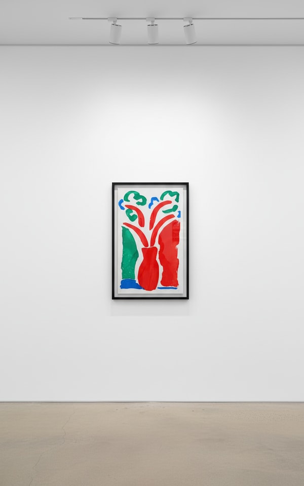 David Hockney - The Red Pot, 1986, Home Made Print