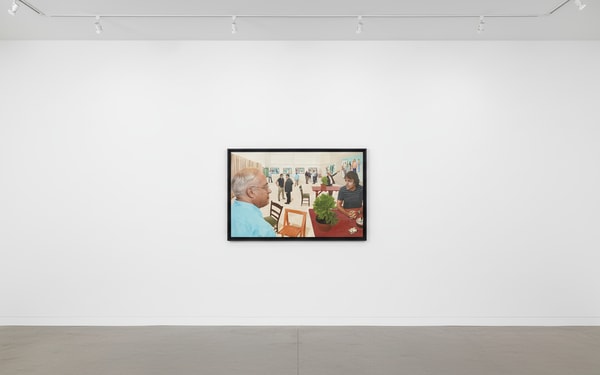 David Hockney - The Red Table, 2014, Photographic drawing printed on paper, mounted on Dibond