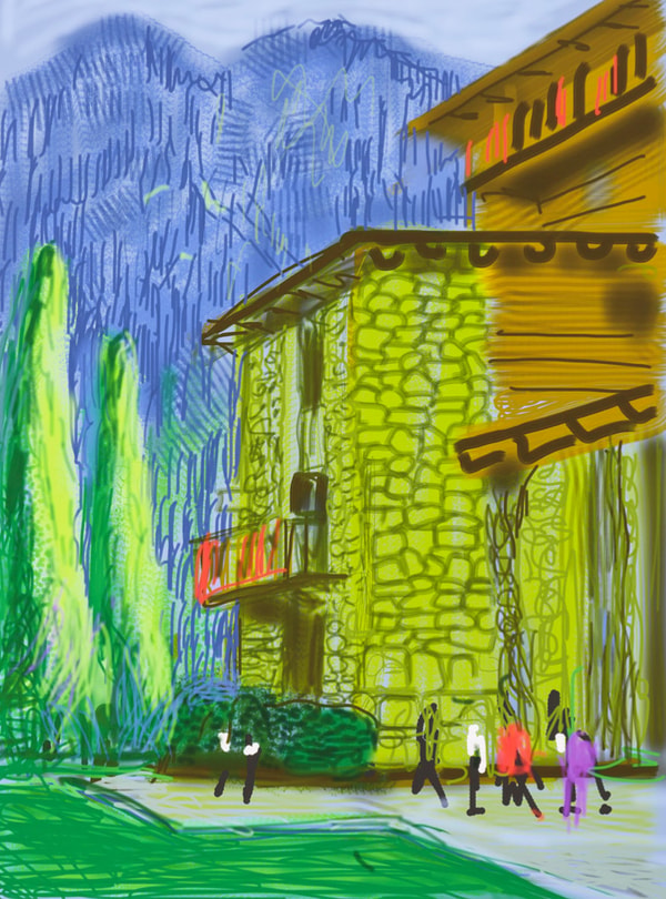David Hockney - The Yosemite Suite No. 1, 2010