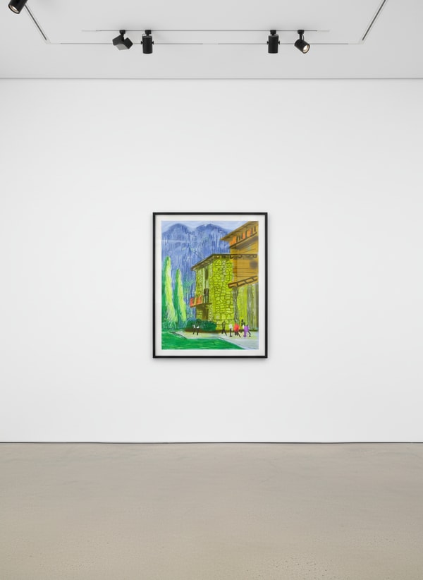 David Hockney - The Yosemite Suite No. 1, 2010, Ipad drawing on paper