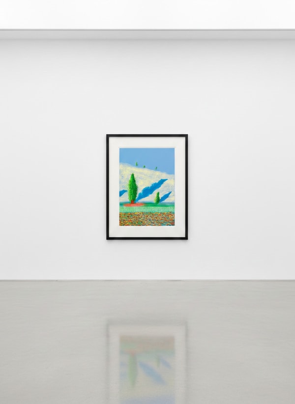 David Hockney - The Yosemite Suite No. 10, 2010, iPad drawing on paper
