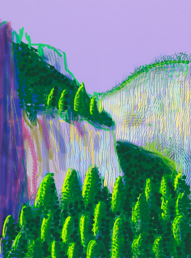 David Hockney - The Yosemite Suite No. 11, 2010