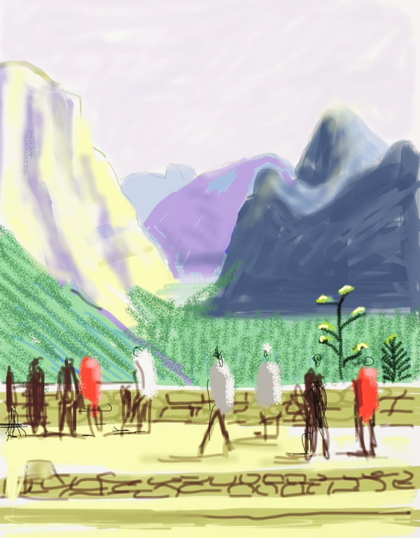 David Hockney - The Yosemite Suite No. 15, 2010