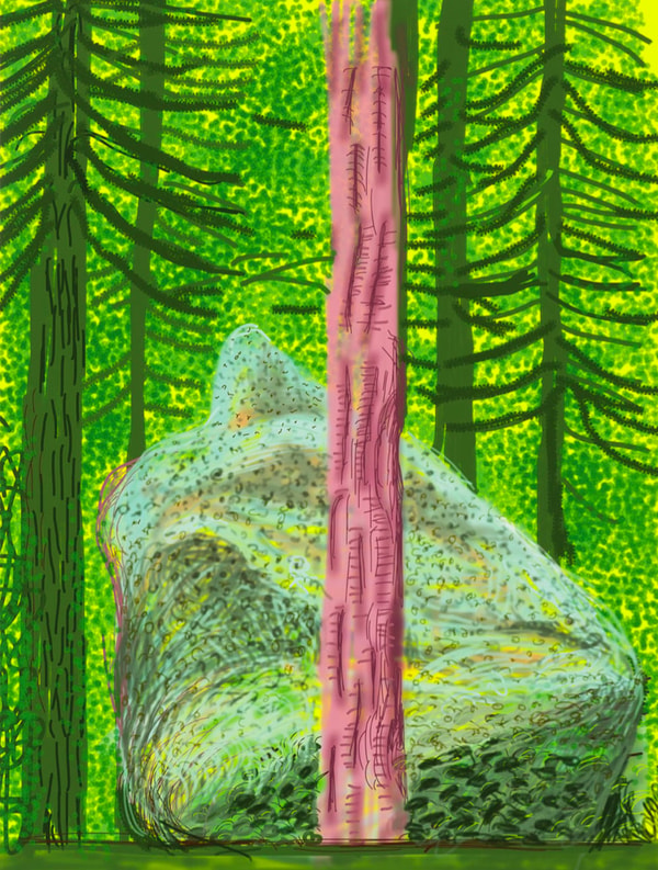 David Hockney - The Yosemite Suite No. 19, 2010