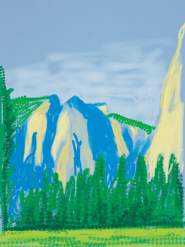 David Hockney - The Yosemite Suite No. 2, 2010