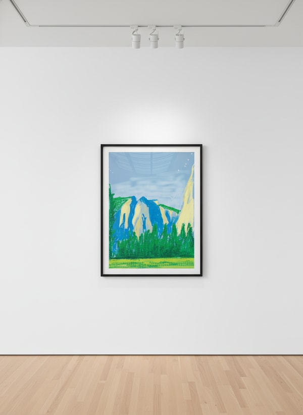 David Hockney - The Yosemite Suite No. 2, 2010, iPad drawing on paper