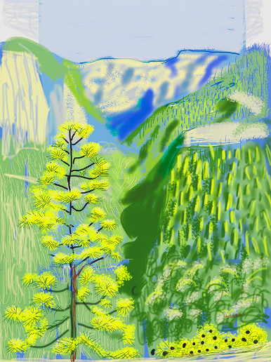 David Hockney - The Yosemite Suite No. 20, 2010