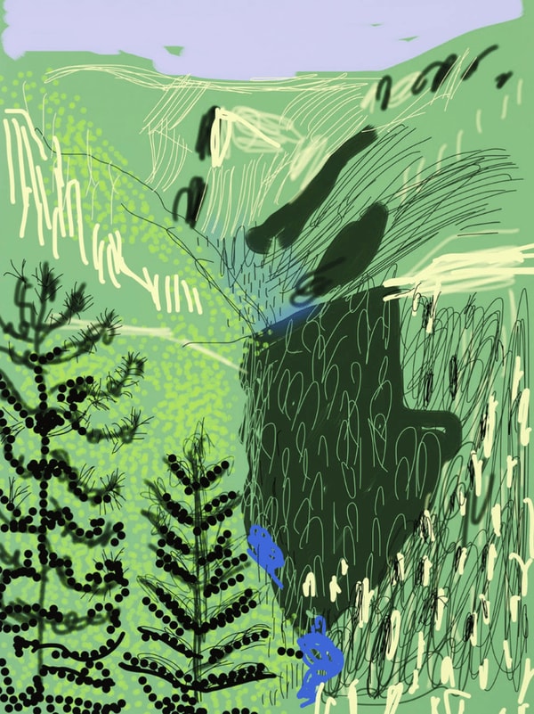 David Hockney - The Yosemite Suite No. 21, 2010